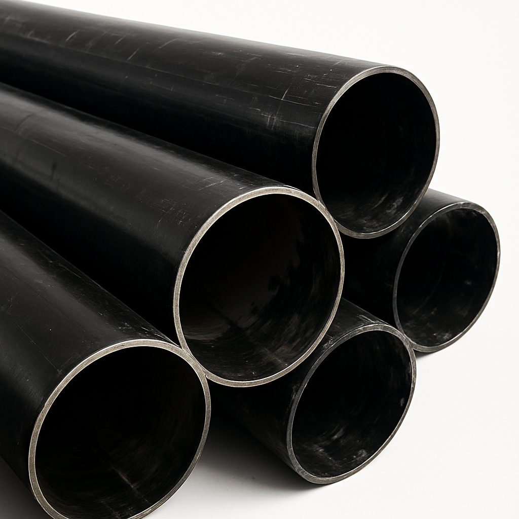 MS Black Round pipe kolkata